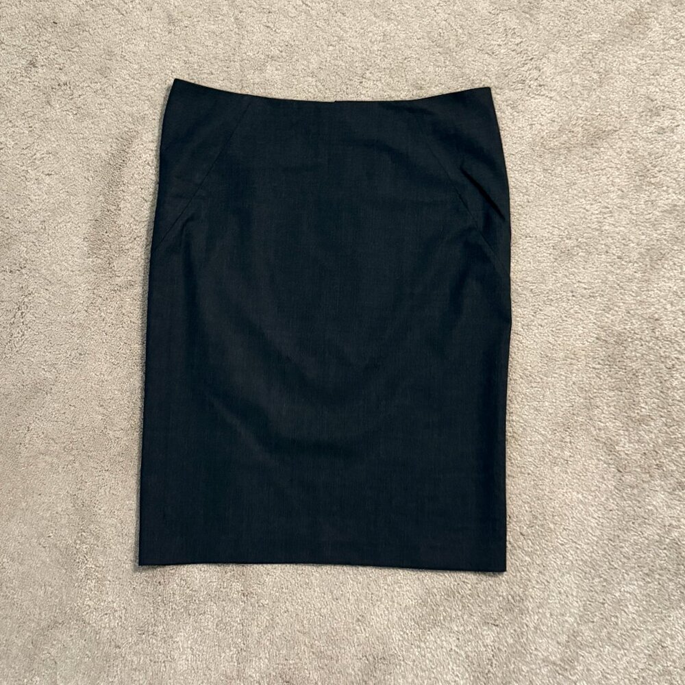 Theory Gray Wool Pencil Skirt – Size 12